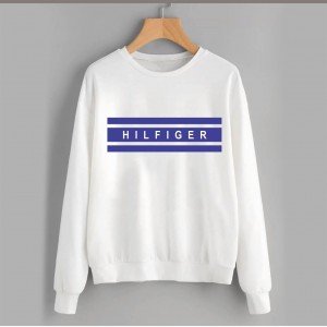 White Hilfiger  (Printed) Warm Sweatshirt SS-01