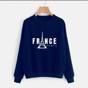 Blue France (Printed) Warm Sweatshirt SS-02