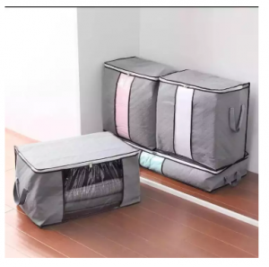 Pack of 3 - Fordable Home Clothes Pillow Quilt Storage Space Saver Bag