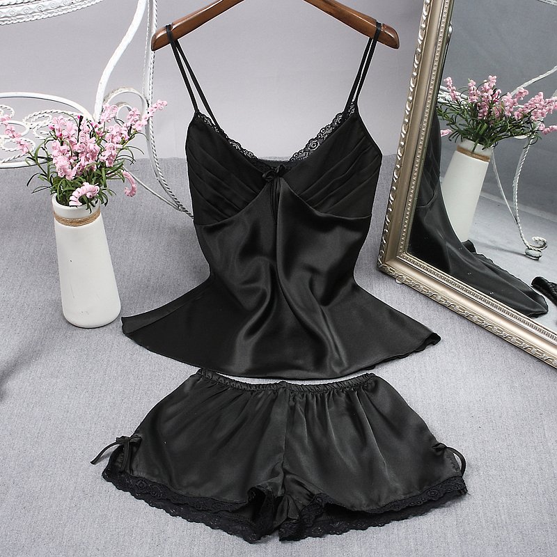 Beautiful Romantic Nighty With Short Bridal Nightwear Two Pieces 1458 ...