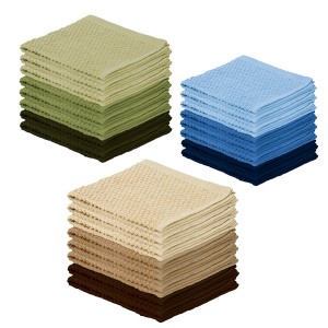 12 Pcs Face Towels  Multi Colour